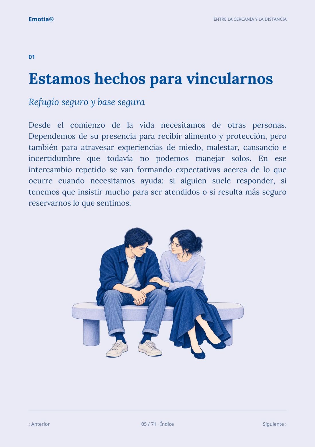 Página 5: Estamos hechos para vincularnos